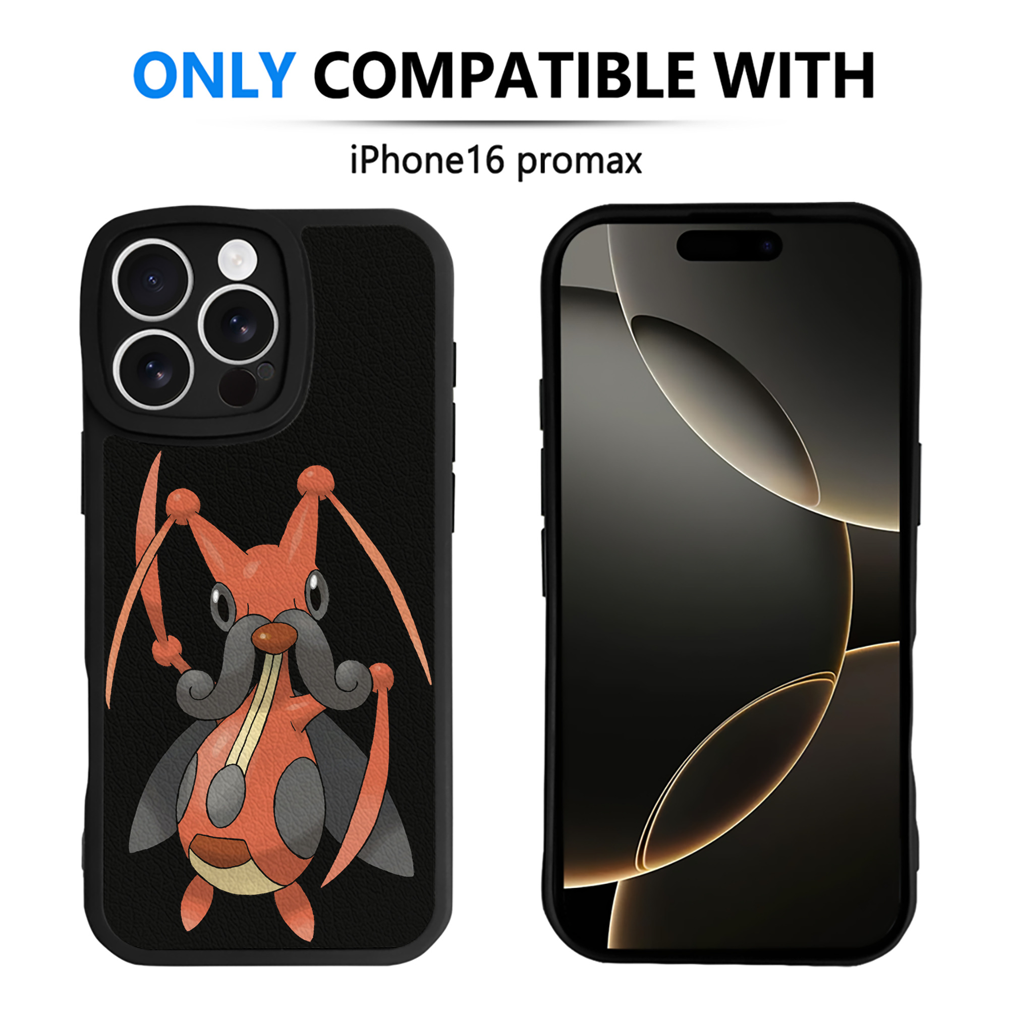 （画像用） ポケットモンスター Pokémon 【iPhone 16シリーズ対応】シリコンスマホケース（レザー調） 材質：シリコン